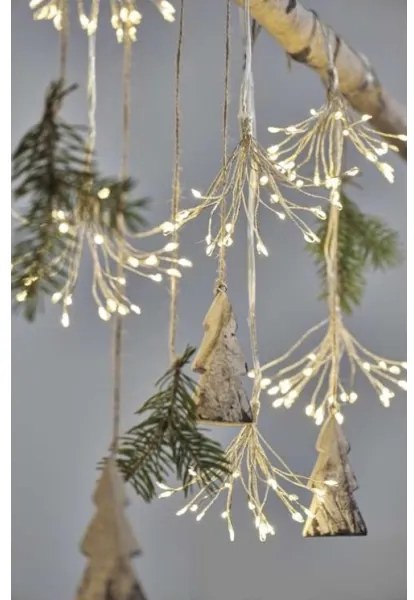 LED Vianočná reťaz 150xLED/5,35m teplá biela