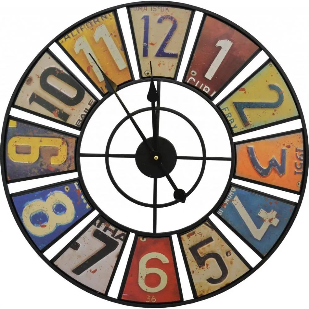 Kovové nástenné hodiny DED6711, 40cm