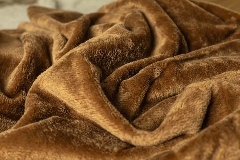 Polášek Deka MIKROFLANEL - Oriešková | 150 x 200 cm