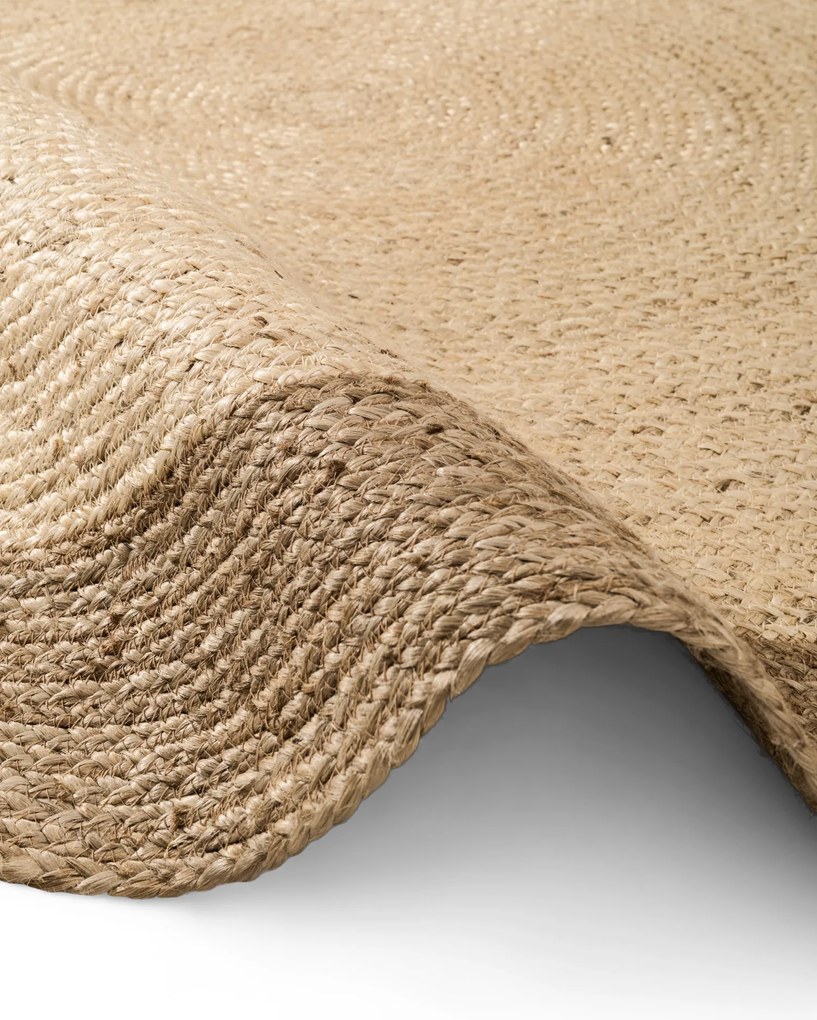 Hanse Home, Kusový koberec Looma 106224 Natur Ivory/Grey/Beige kruh, 120x120 (priemer) kruh, béžová, chodba / predsieň