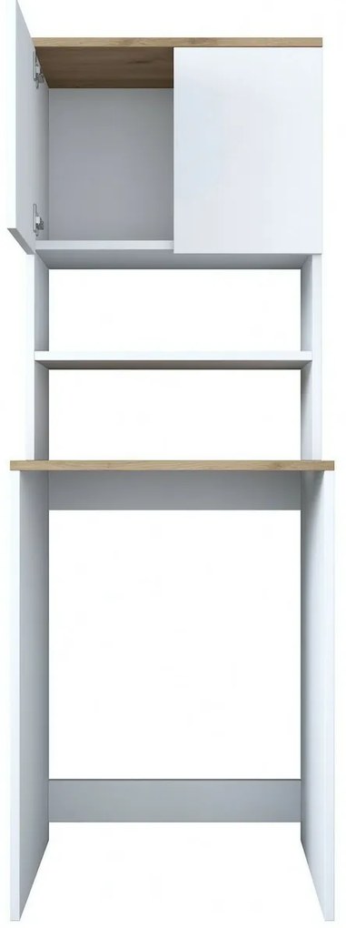 Skriňa nad práčku Karin White and Walnut