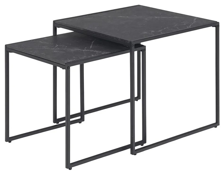 Sada konferenčných stolíkov ALMA 2 ks antracit