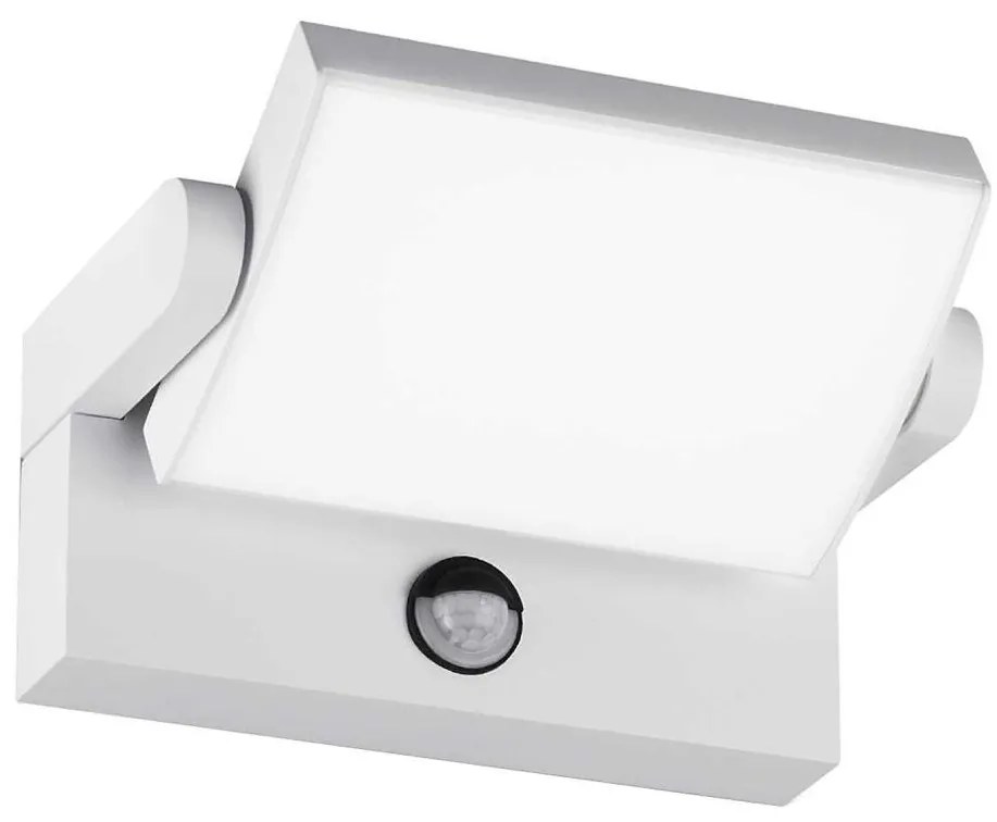 Ideal Lux - LED Vonkajšie nástenné svietidlo so senzorom SWIPE LED/21W/230V biela