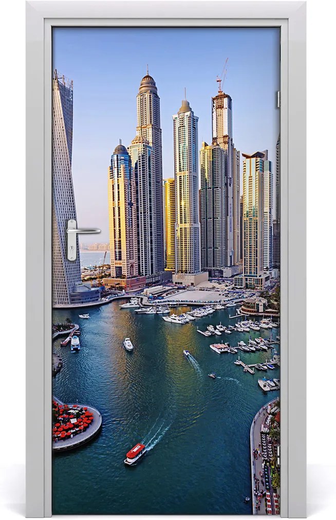 Fototapeta samolepiace na dvere  Dubaj záliv