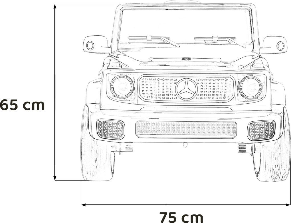 Ramiz Vozidlo Mercedes Benz EQG Čierna