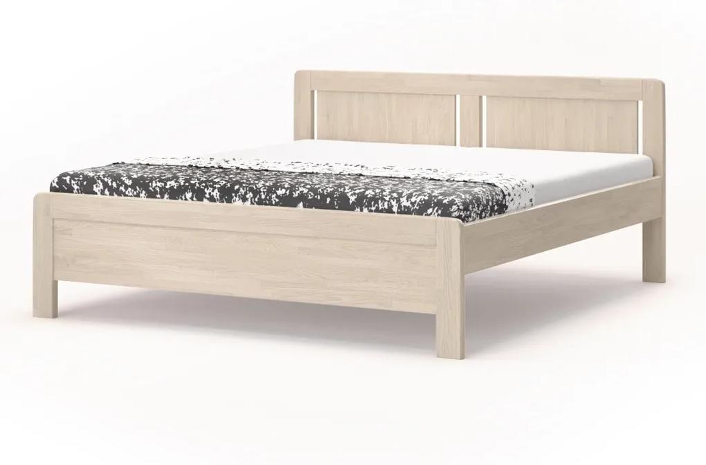 BMB KARLO NIGHT - masívna dubová posteľ 180 x 200 cm, dub masív