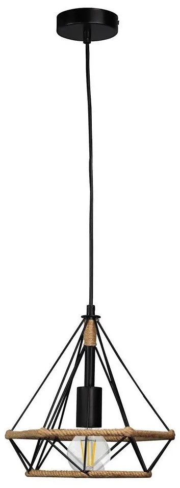 Luster na lanku BROXTON 1xE27/20W/230V