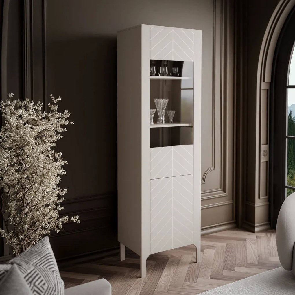 PRESKLENÁ VITRÍNA SALOME KAŠMÍR 60 cm