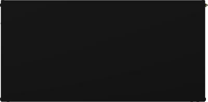 Mexen, Plochý panelový radiátor Mexen CVF22 500 x 1600 mm, spodné pripojenie, 2183 W, čierny - W622F-050-160-70