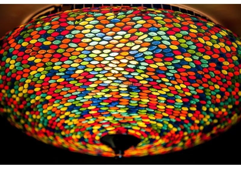 Stropné svietidlo orient mosaic Melon FIREWORK Ø38