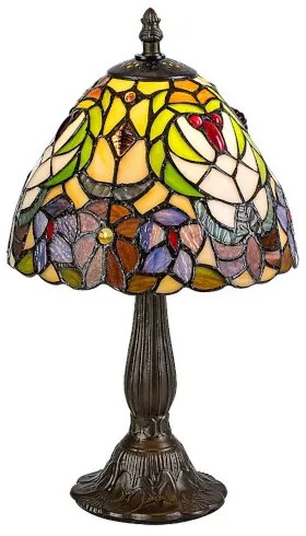 Nočná lampa Tiffany Rabalux 8089 kolekcia Mirella Ø20*35