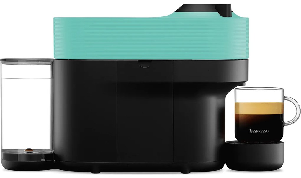 Kapsulový kávovar Krups Nespresso Vertuo Pop XN920410 menta (použité)