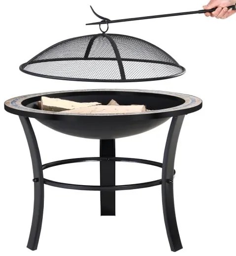 InternetovaZahrada Ohnisko Fuego Ø76 cm - mozaika