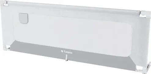 Bezpečnostná zábrana na posteľ Cover 40 biela / sivá 200 cm