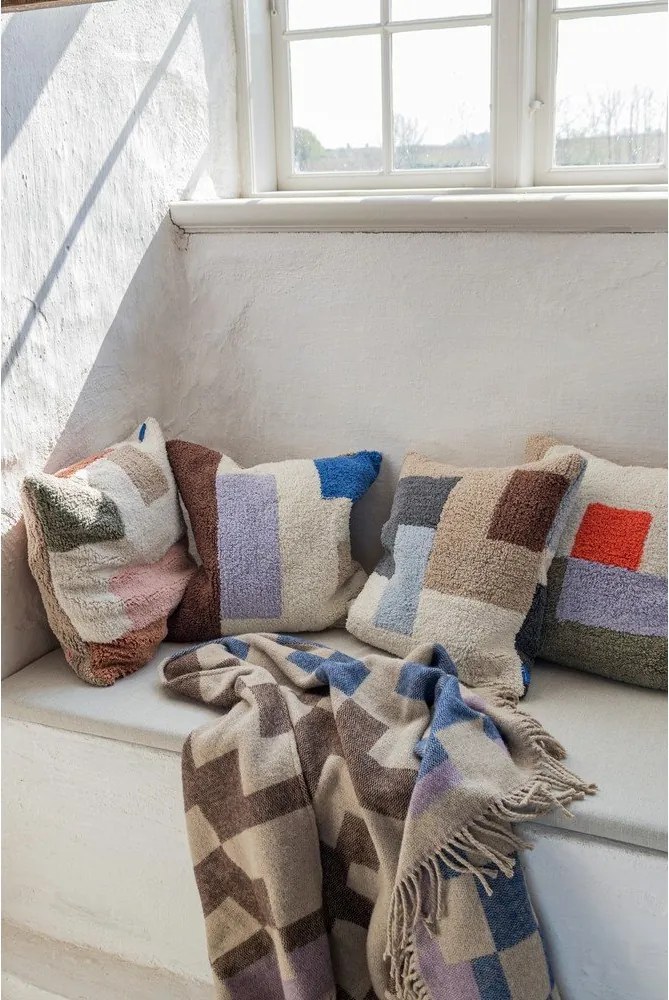 Bavlnená obliečka na vankúš 50x50 cm Brick – Mette Ditmer Denmark