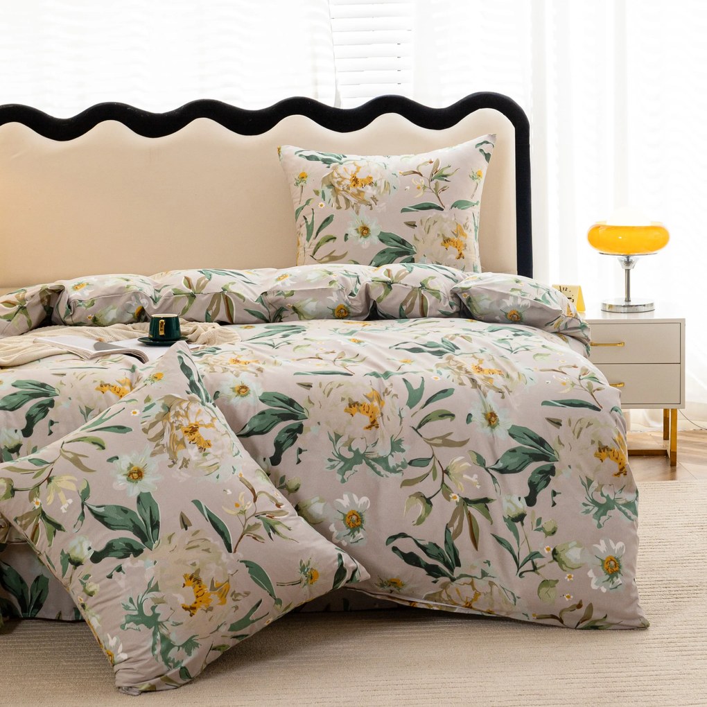 Obliečky z mikrovlákna ELYSIA, svetlo sivé Rozmer obliečky: 2 ks 70 x 80 cm | 160 x 200 cm