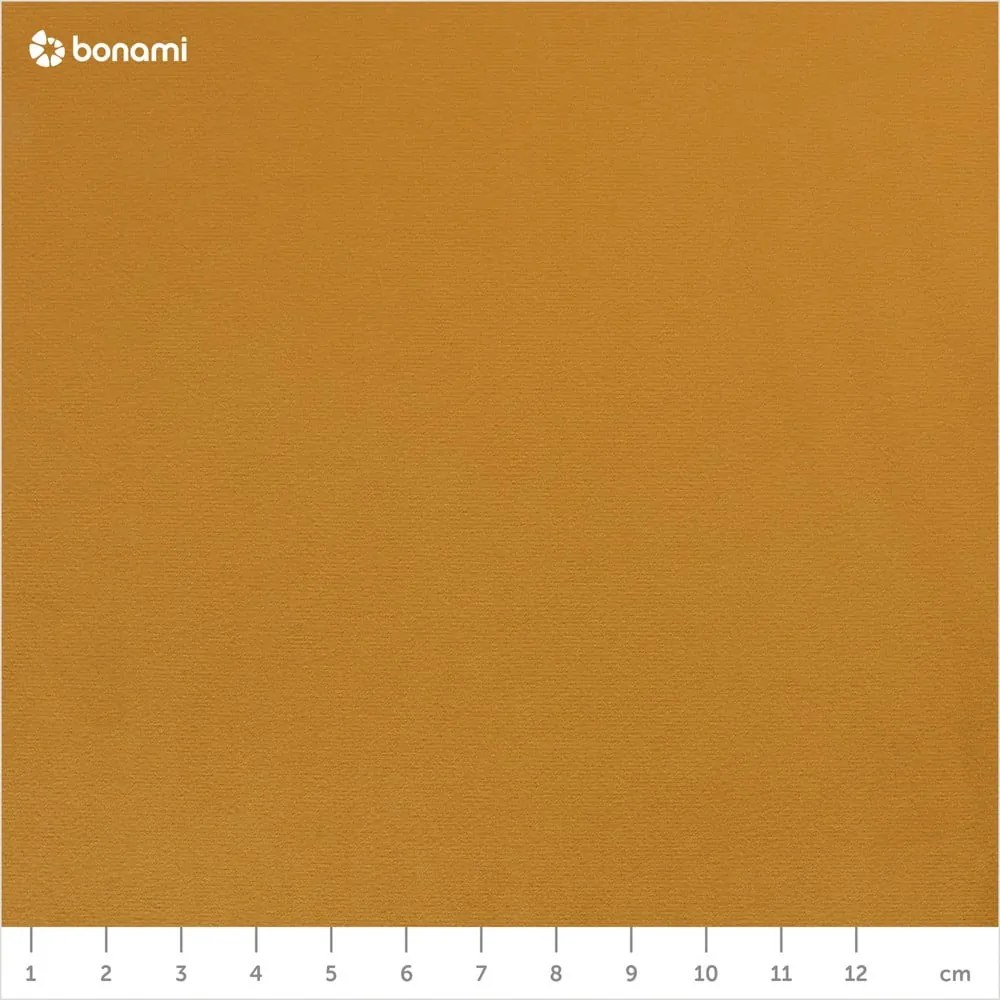 Žltá zamatová pohovka Cosmopolitan Design Bali