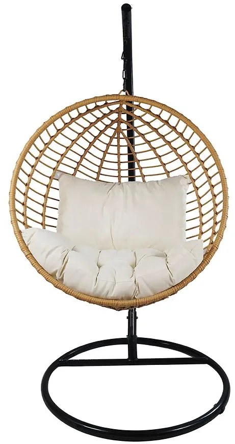 Hojdacie kreslo Devana prírodná