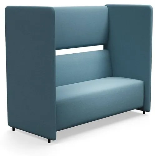 Pohovka CLEAR SOUND, 3-miestna, látka Focus Melange, sky blue