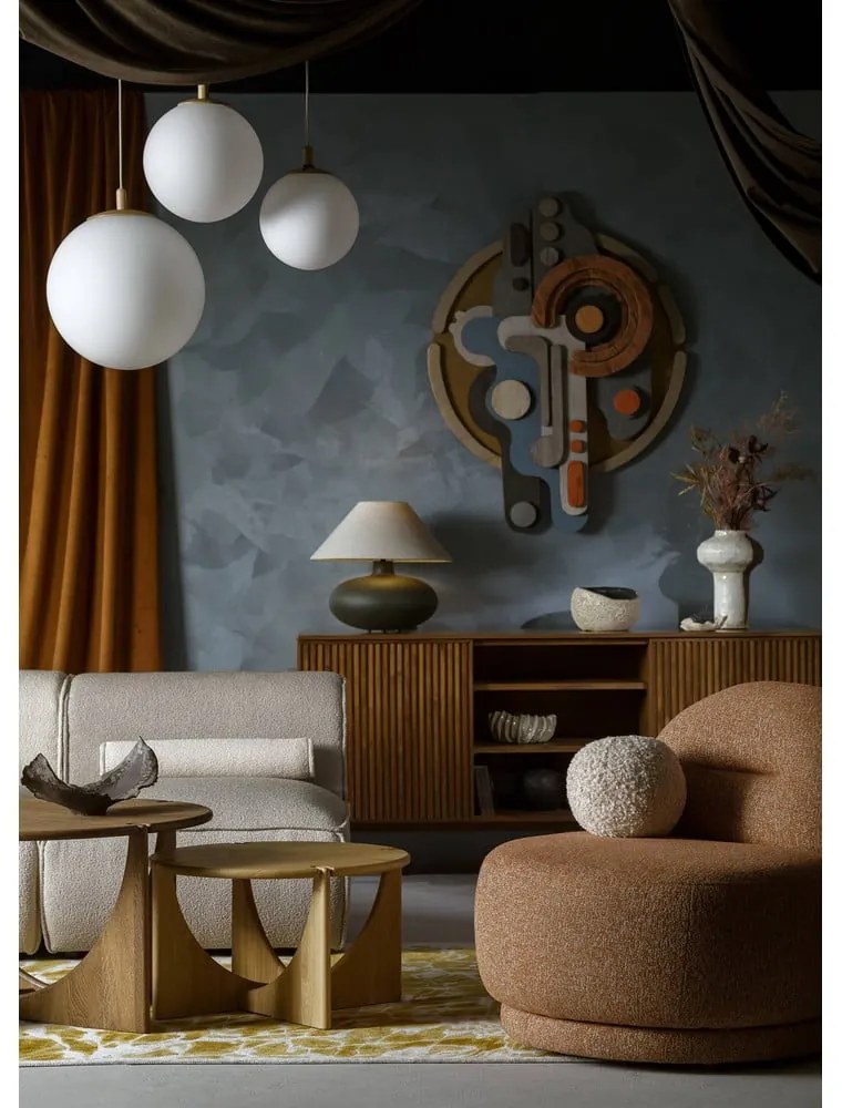 Oranžové kreslo Ovo – Miuform