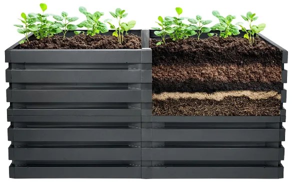 Garantia Vyvýšený záhon, 161 x 80 x 75 cm (100391949)