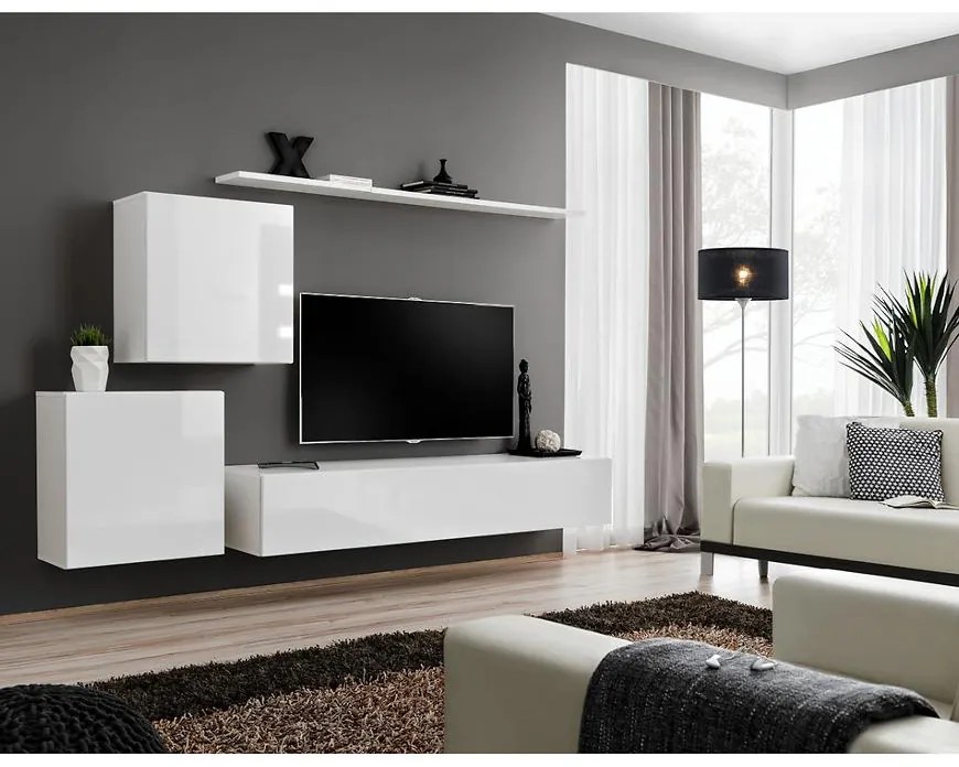 Obývacia stena Switch V Biely