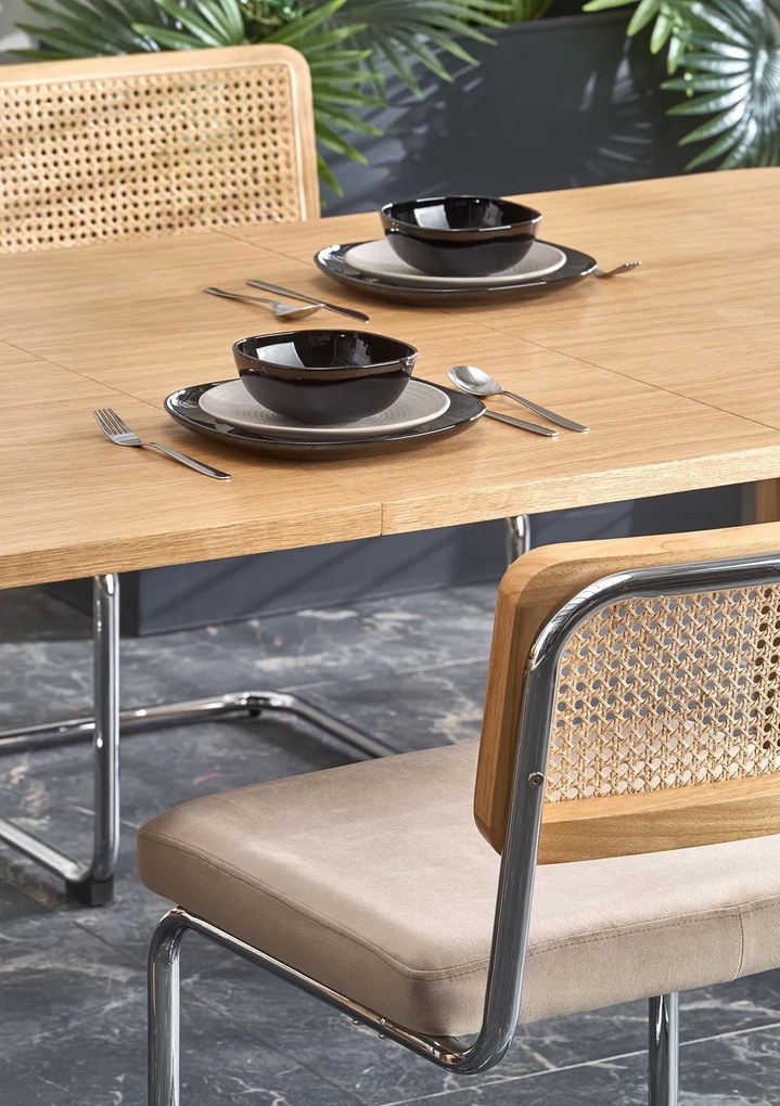 Jedálenský rozkladací stôl AZUL 160/240 cm dub prírodný