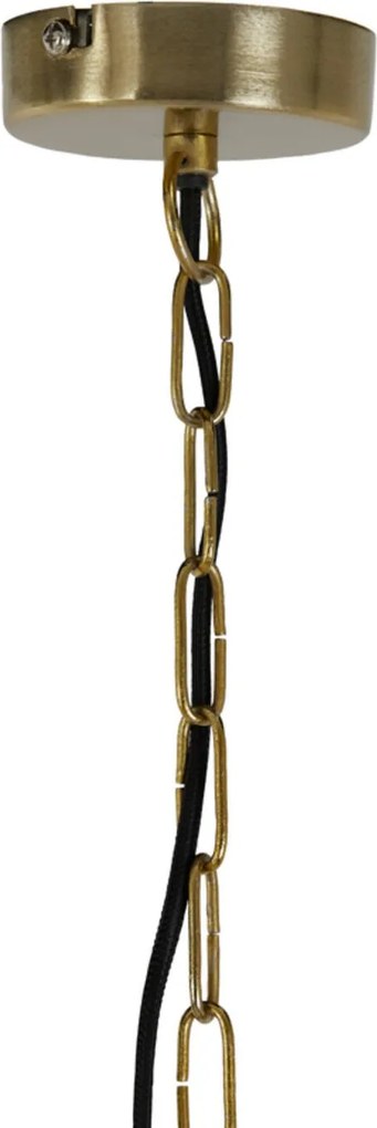 Zlaté dierované kovové stropné svetlo Sinula - Ø 39*38 cm / E27