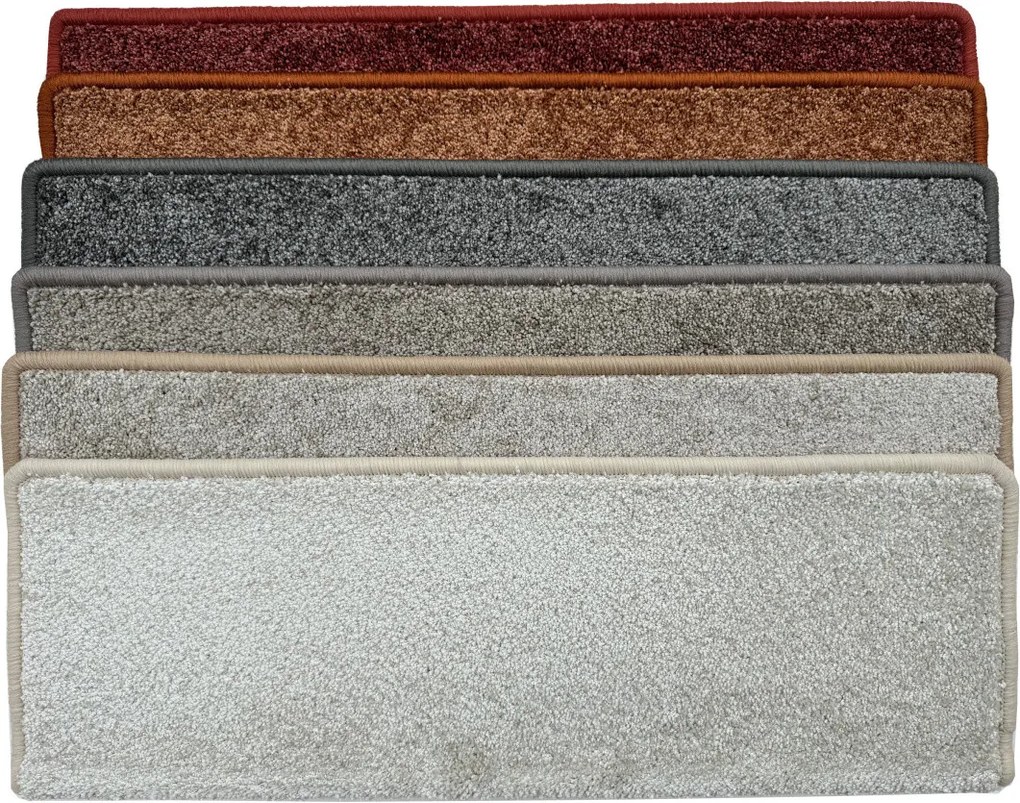 Nášľapy na schody Capri svetlo béžový obdĺžnik, samolepiaci - 25x80 obdĺžnik (rozmer vrátane ohybu) Vopi