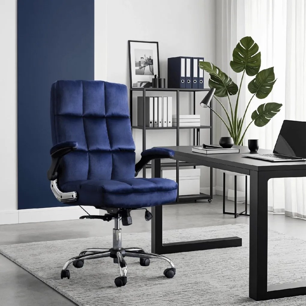 PROXIMA.store - Čalúnené kancelárske kreslo LONDON FARBA: čierna