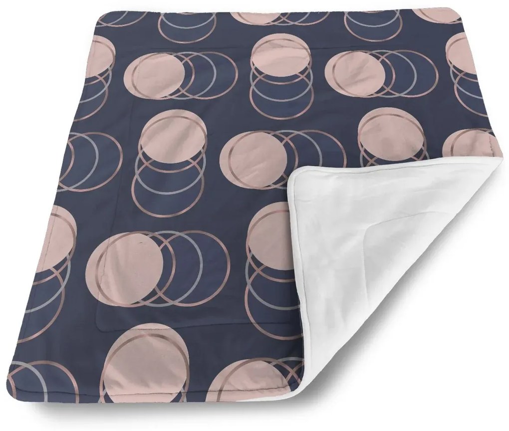 Sablio Deka pre bábätko Kruhy a bodky - 90x120 cm