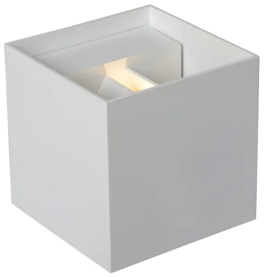 Lucide 69200/06/31 - LED Vonkajšie nástenné svietidlo AXI 2xLED/7W/230V IP54 biela