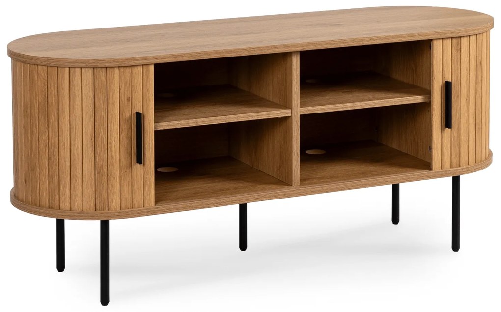 PROXIMA.store - Elegantný TV stolík TRISH FARBA: dub