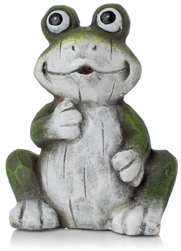 Postavička žaba 8,5x4,5x10 cm keramika