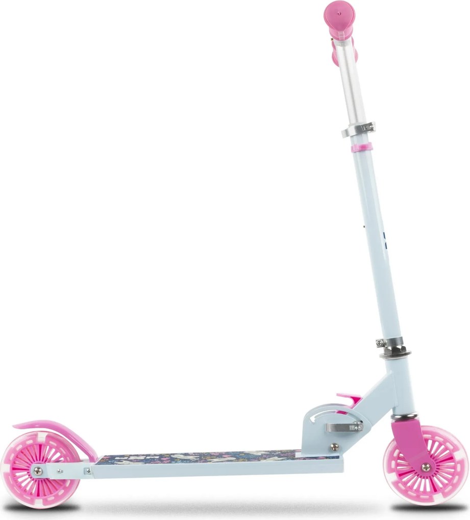Kidwell Skladacia detská kolobežka SKIPO Dog (WXM) – hliníková, LED kolesá, 2 kg, EN-71