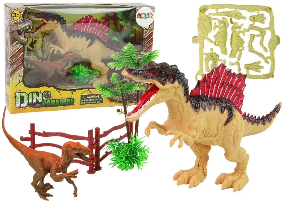 Lean Toys Veľká súprava Dinosaurov s príslušenstvom – Dino Paradise