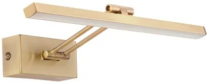 LED nástenné svietidlo Marnell 37.6 mosadz