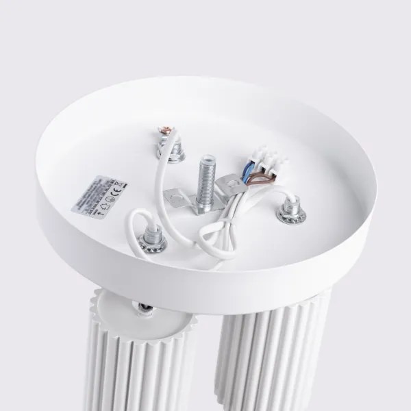 Sollux SL.1544 - Bodové svietidlo KARBON 3xGU10/10W/230V biela