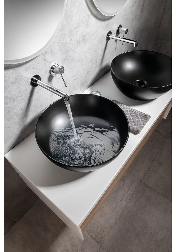 Podomietková umývadlová batéria v lesklej striebornej farbe (1 výstup) Solaris – Sapho