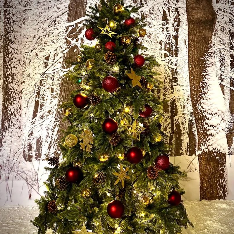 DECOLED Plastová koule, prům. 10 cm, vínová, 6x matná