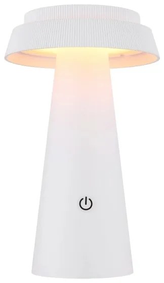 Globo 36624W - LED Stmievateľná solárna dotyková lampa LED/4W/3,7W IP54 biela