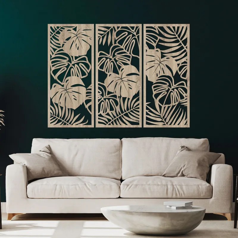Tropické listy monstera a papraď | SENTOP HDF0533