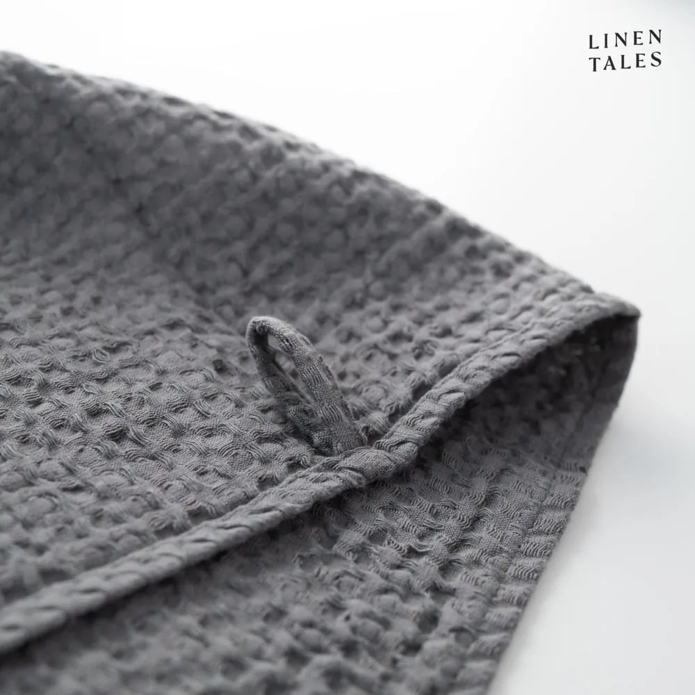 Tmavosivé uteráky a osušky v súprave 3 ks Honeycomb - Linen Tales