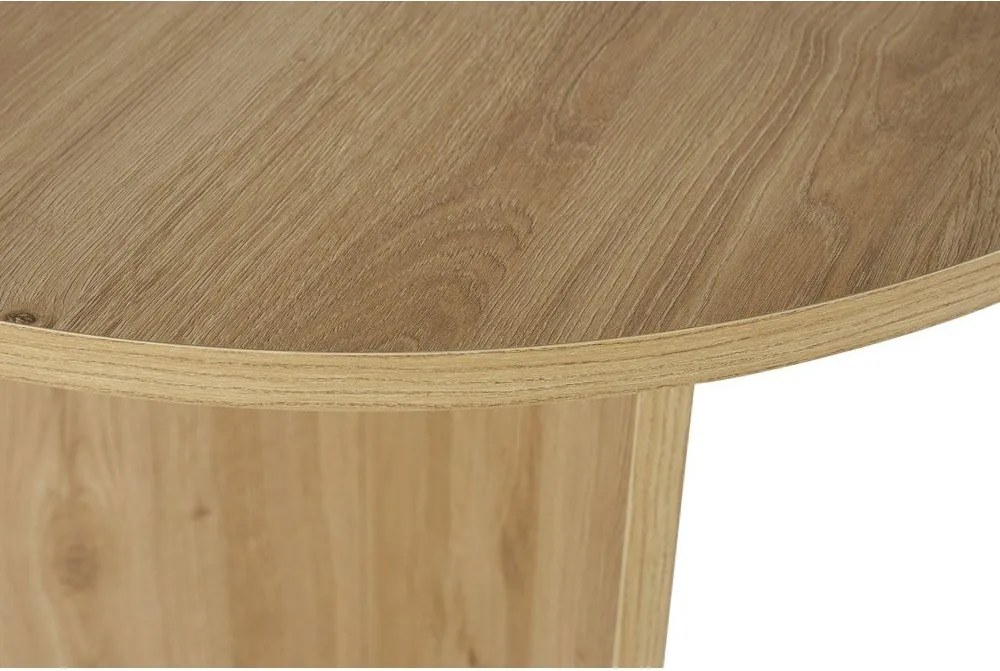 Jedálenský stôl v dekore duba 89,5x180 cm Sablin – Kalune Design