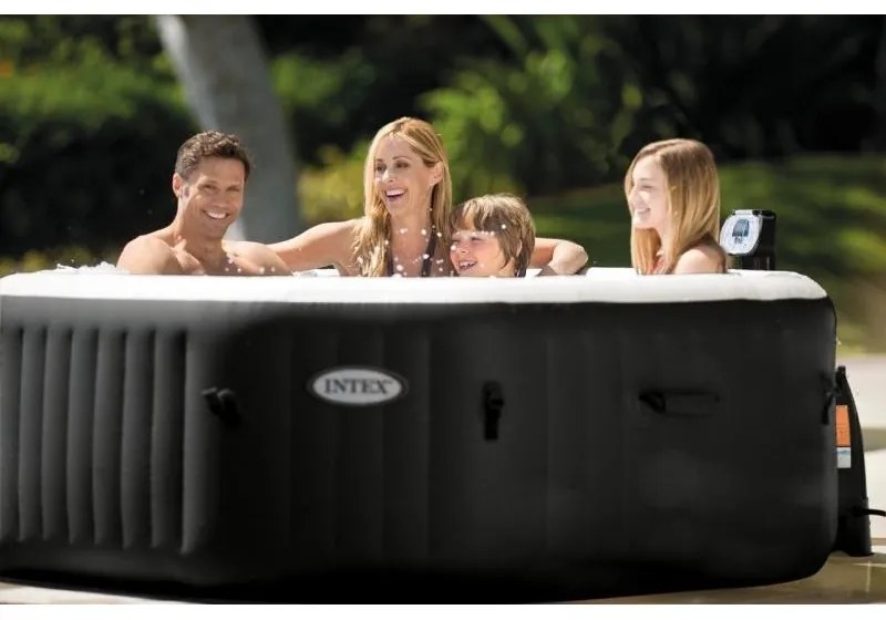 Intex | Vírivý bazén Pure Spa - Jet & Bubble Deluxe HWS 4 + výhodný set príslušenstva | 19900142