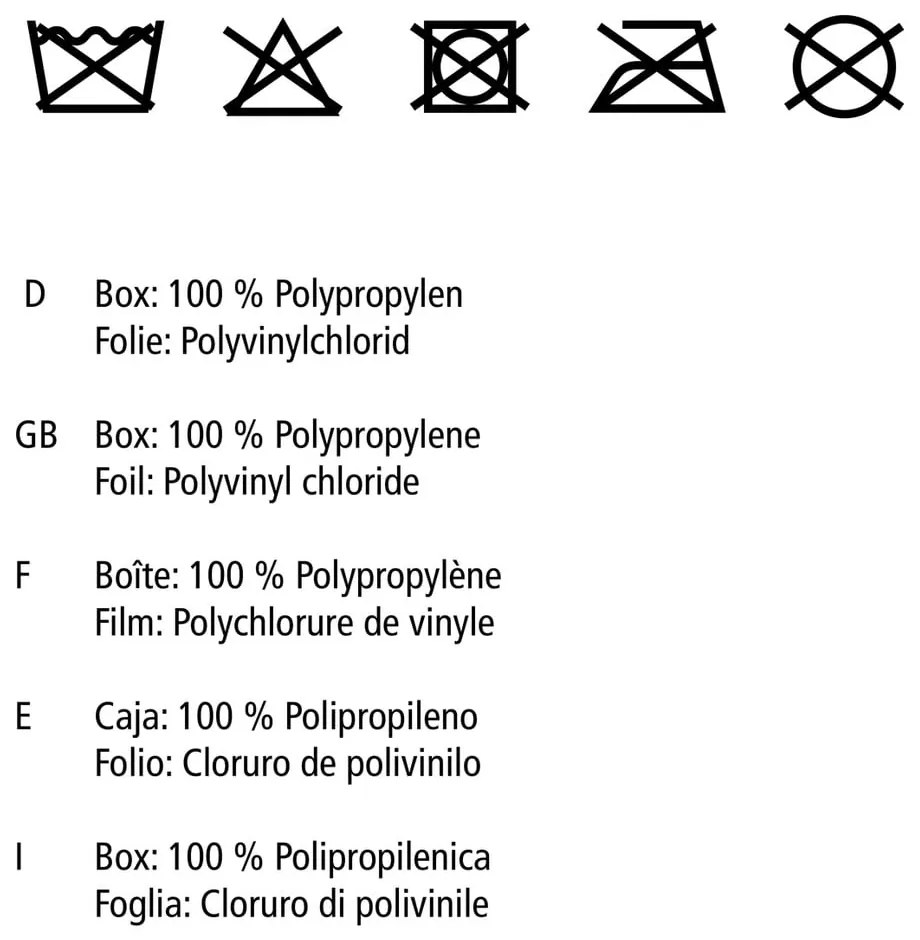 Modrý úložný box Wenko Ocean, 48 × 53 cm