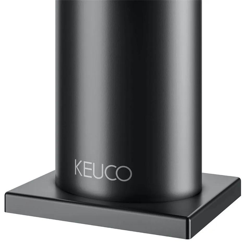KEUCO IXMO Soft páková batéria pre umývadlové misy, bez odtokovej súpravy, výška výtoku 188 mm, čierna matná, 59510372100