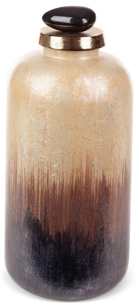 SKLENENÁ DEKORAČNÁ SOŠKA GALA (03) (FI) 13X34 CM VIACFAREBNÁ