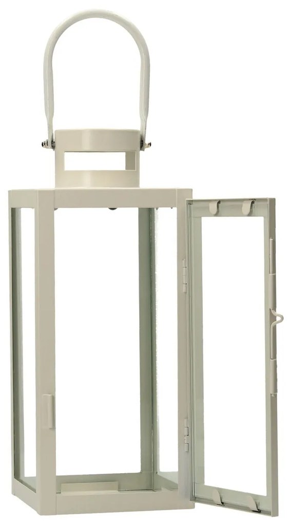 Lampáš Metalowy Elegance White 40 cm