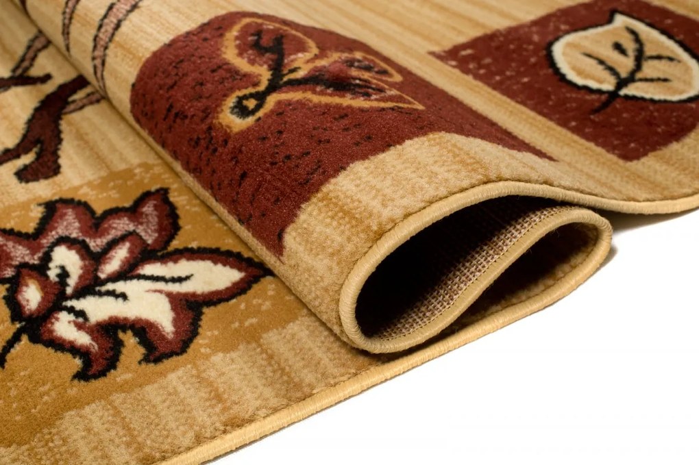 TA Koberec 7157B SVETLO BÉŽOVÝ ATLAS PP Rozmer: 300x400 cm